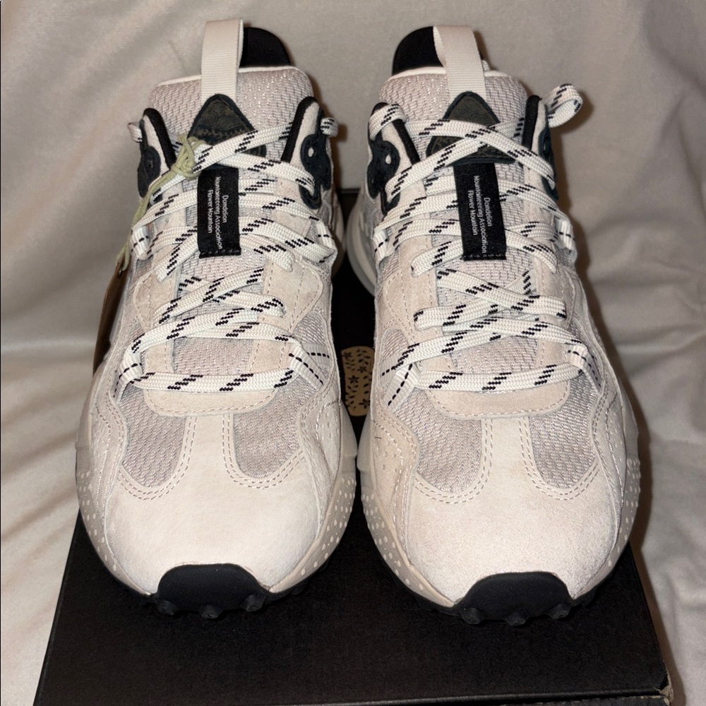 NWT Flower Mountain TIGER HILL UNI Suede and technical fabric sneakers - Beige - Picture 7 of 15